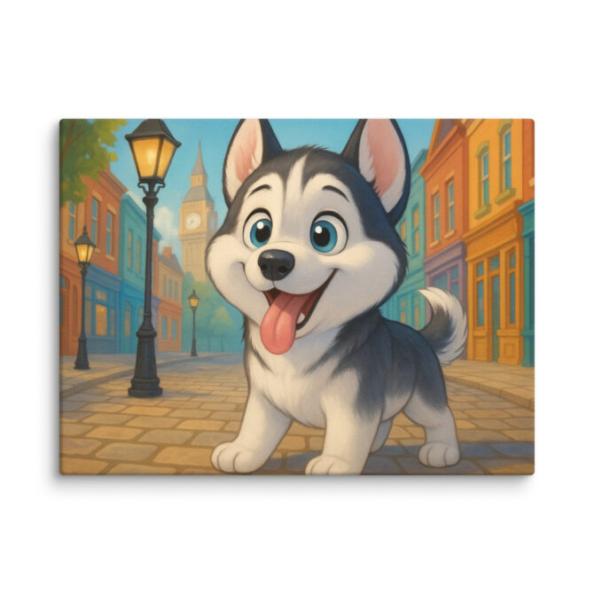 Disney-Style Pet Canvas – 101 Dalmatians London Street