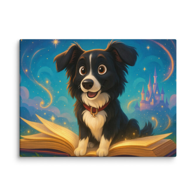 Disney Storybook Scene | Custom Disney-Style Pet Canvas Print