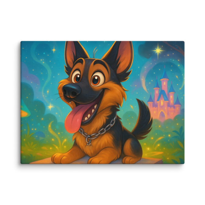 Custom Disney-Style Pet Canvas | Pet as Disney Sidekick