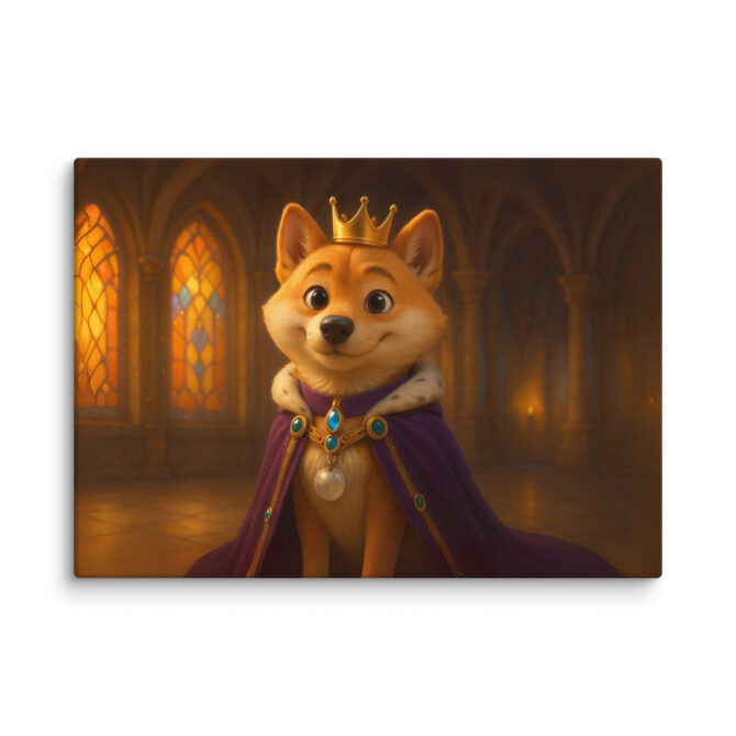 Royal Pixar Pet | Custom Pixar-Style Pet Canvas Print - Image 2