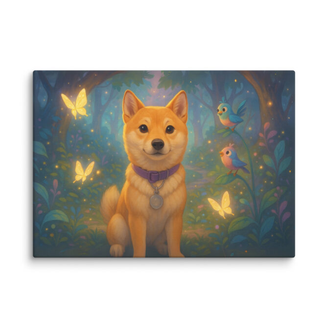 Magical Forest Adventure | Disney Style Custom Pet Canvas - Image 2