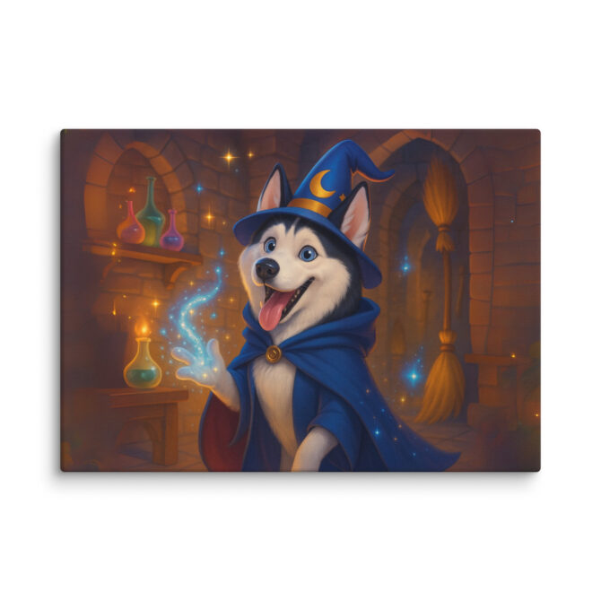 Sorcerer’s Apprentice Pet | Disney-Style Custom Canvas Print - Image 2