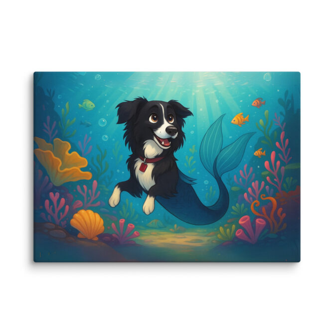 Disney-Style Pet Canvas – Under the Sea Adventure - Image 2