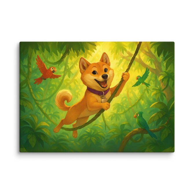 Disney Style Pet Canvas – Jungle Explorer Adventure - Image 2