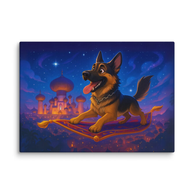Disney-Style Pet Canvas – Aladdin Magic Carpet Ride - Image 2