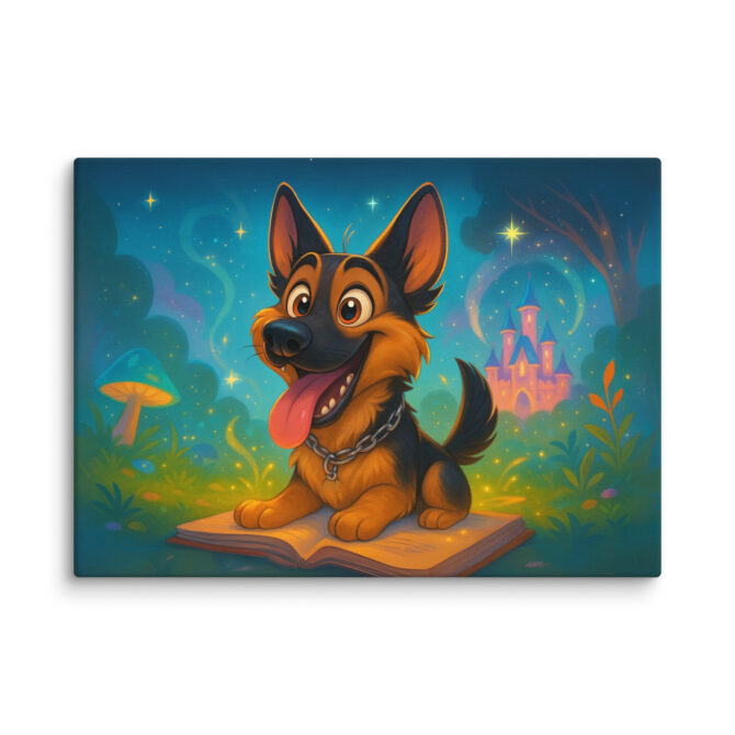 Custom Disney-Style Pet Canvas | Pet as Disney Sidekick - Image 2