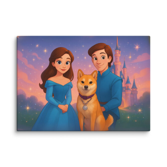 Happily Ever After Disney-Style Pet Canvas Print - Image 2