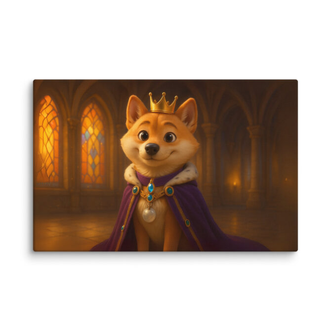 Royal Pixar Pet | Custom Pixar-Style Pet Canvas Print - Image 3