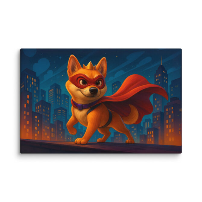 Pixar Super-Pet Custom Canvas | Personalized Pet Wall Art - Image 3