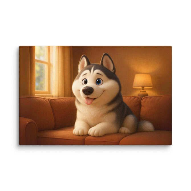 Pixar Everyday Moments | Custom Pixar-Style Pet Canvas Print - Image 3