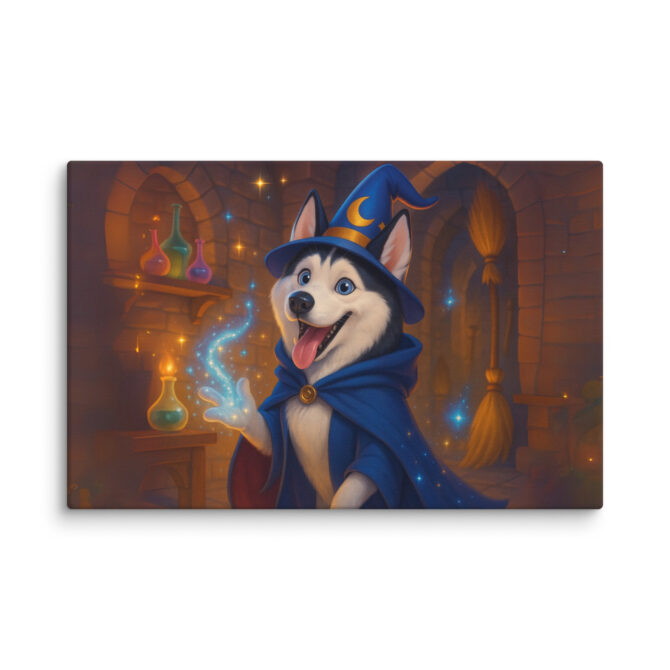 Sorcerer’s Apprentice Pet | Disney-Style Custom Canvas Print - Image 3