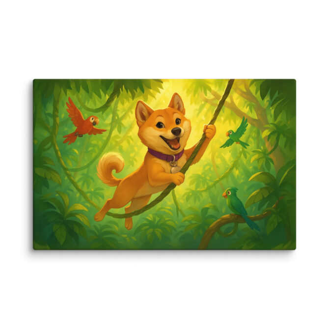 Disney Style Pet Canvas – Jungle Explorer Adventure - Image 3