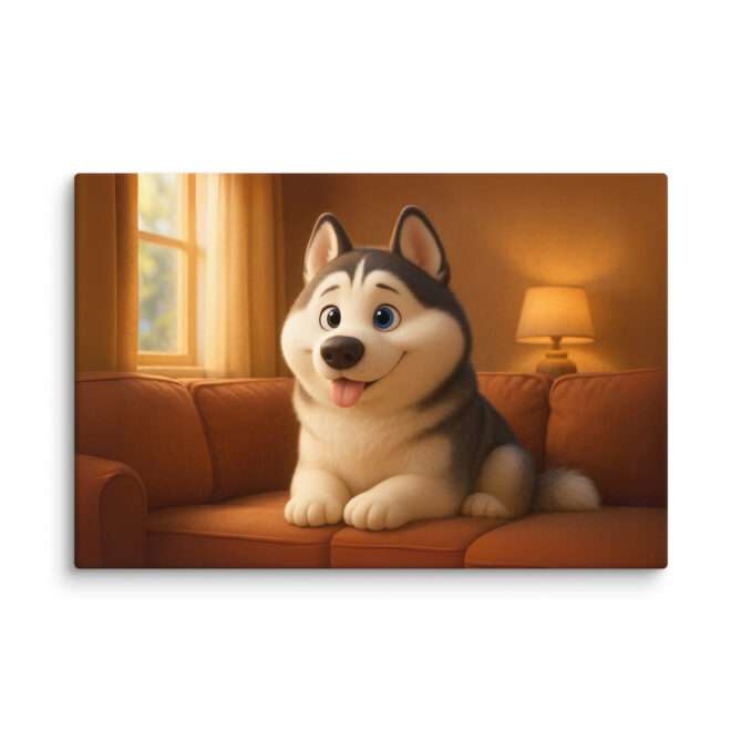 Pixar Everyday Moments | Custom Pixar-Style Pet Canvas Print - Image 4