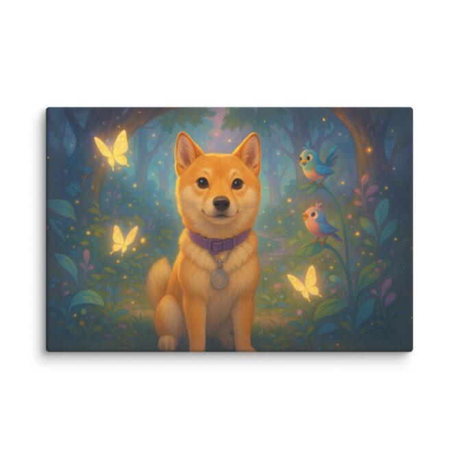 Magical Forest Adventure | Disney Style Custom Pet Canvas - Image 4