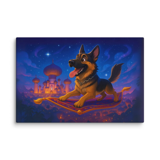Disney-Style Pet Canvas – Aladdin Magic Carpet Ride - Image 4