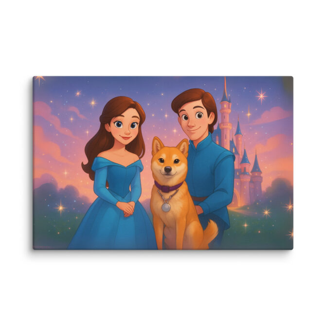 Happily Ever After Disney-Style Pet Canvas Print - Image 4
