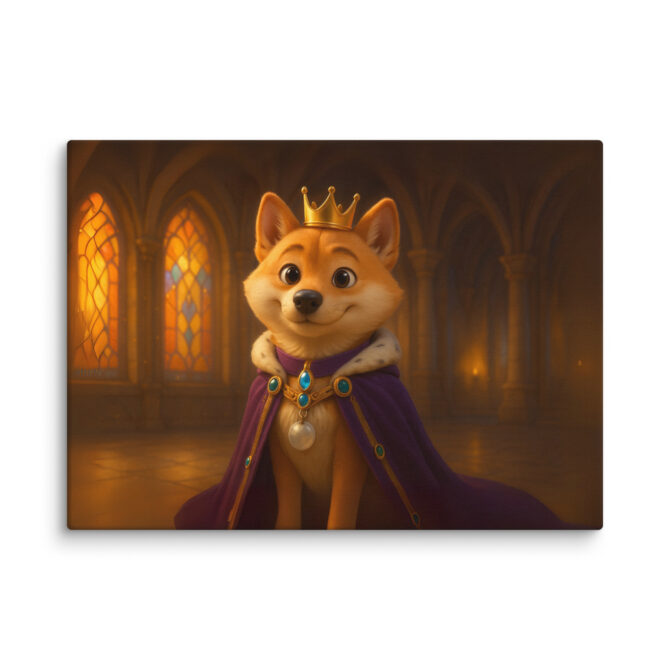 Royal Pixar Pet | Custom Pixar-Style Pet Canvas Print - Image 5