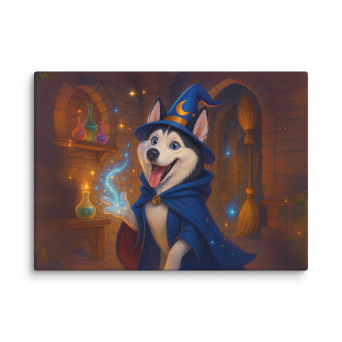 Sorcerer’s Apprentice Pet | Disney-Style Custom Canvas Print - Image 5