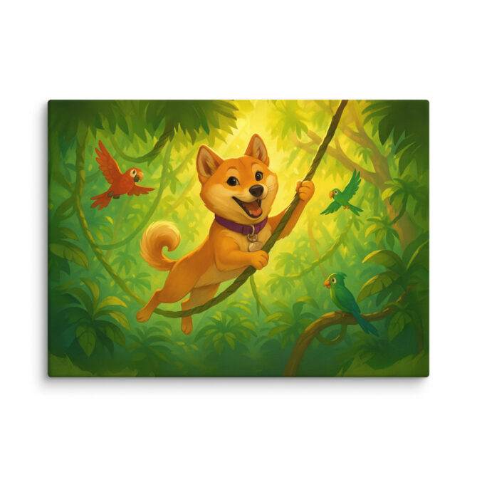 Disney Style Pet Canvas – Jungle Explorer Adventure - Image 5