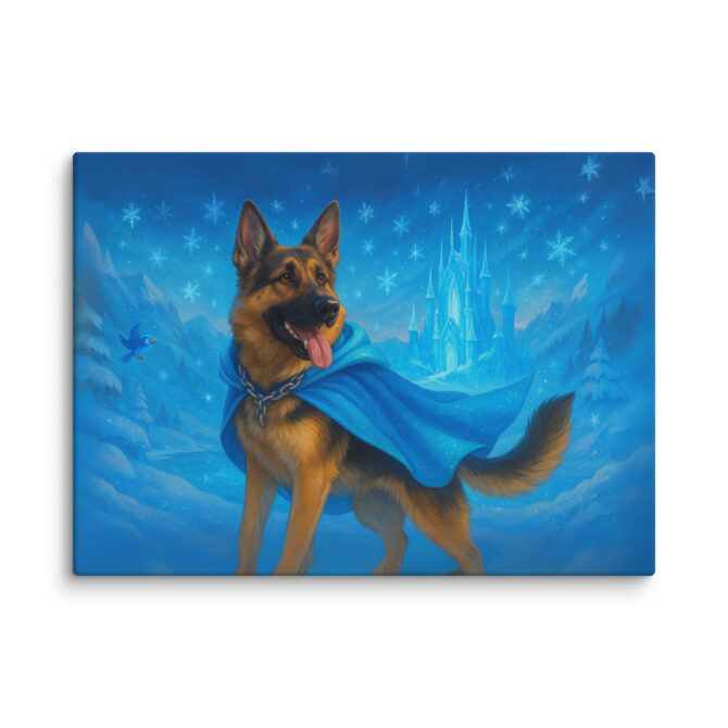 Frozen Ice Kingdom | Custom Disney-Style Pet Canvas Print - Image 5