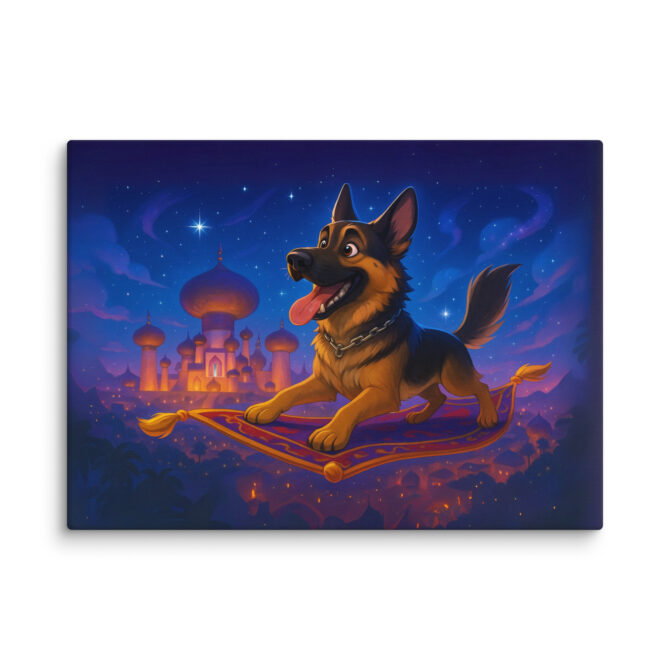 Disney-Style Pet Canvas – Aladdin Magic Carpet Ride - Image 5