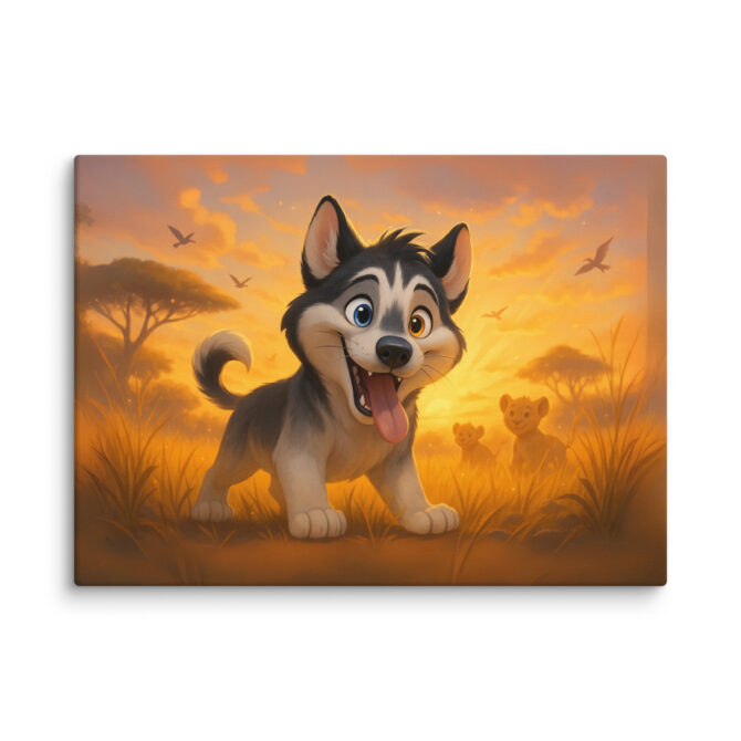 Disney Style Canvas Prints – Simba & Friends Pet Portrait - Image 5