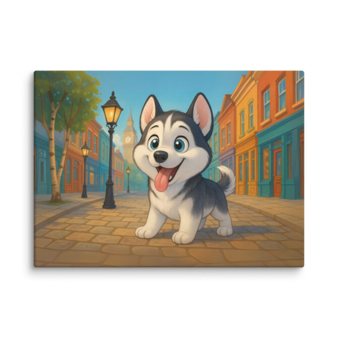 Disney-Style Pet Canvas – 101 Dalmatians London Street - Image 5