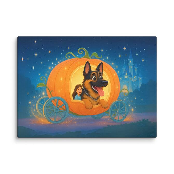 Cinderella Carriage Ride – Custom Disney-Style Pet Canvas - Image 5