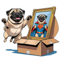 Receive your unique pet artwork